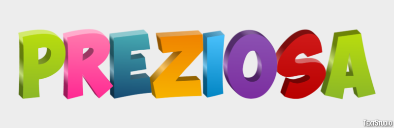 Preziosa Effetto testo