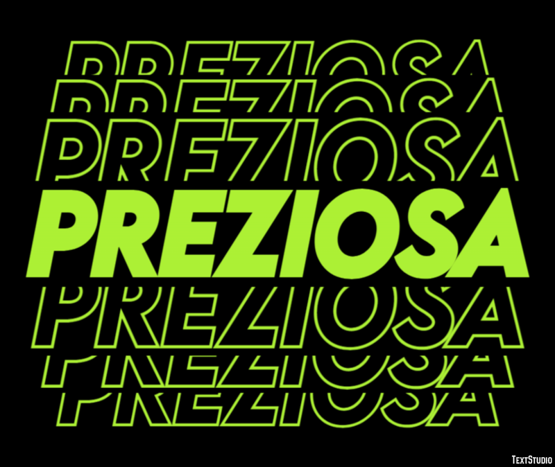 Preziosa Effetto testo