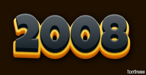 2008 Text Effect