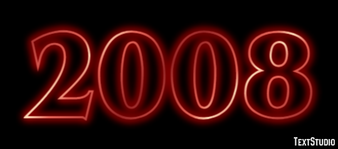 2008 Text Effect