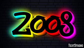 2008 Text Effect