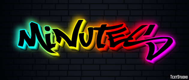 Minutes テキスト効果