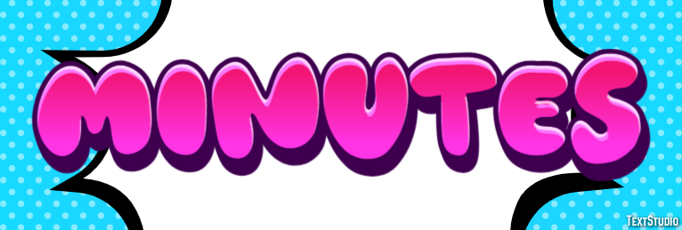 Minutes Text Effect