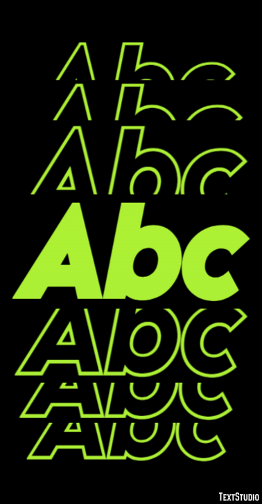 Abc Text Effect