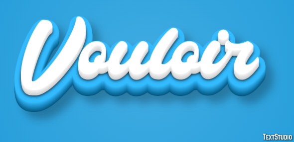 Vouloir Effet de Texte
