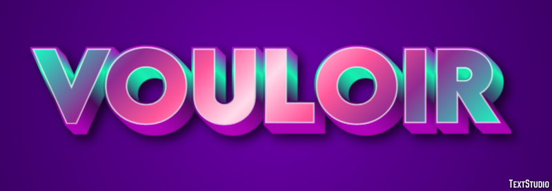 Vouloir Effet de Texte