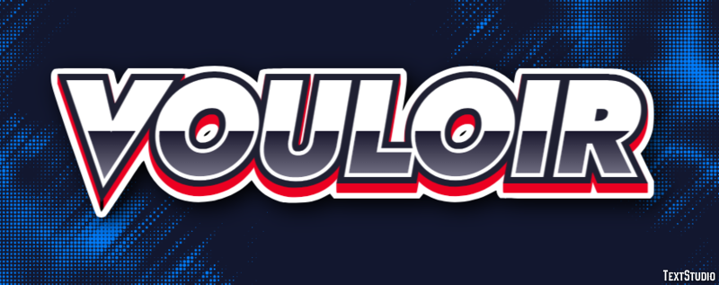 Vouloir Effet de Texte