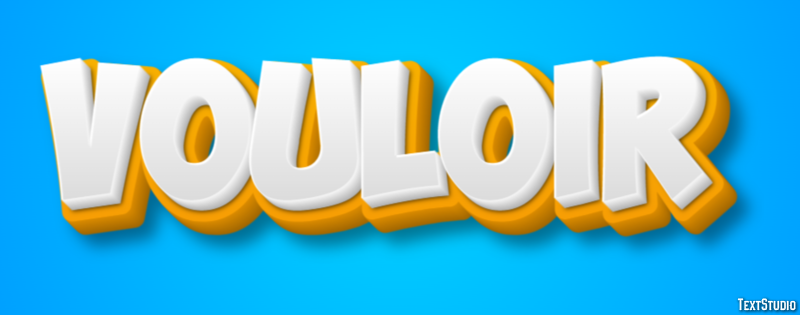 Vouloir Effet de Texte