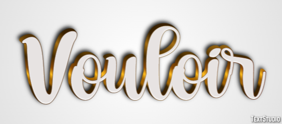 Vouloir Effet de Texte