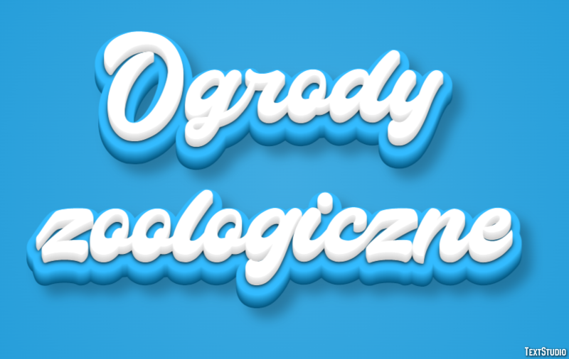 Ogrody zoologiczne Efekt tekstowy