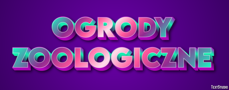 Ogrody zoologiczne Efekt tekstowy