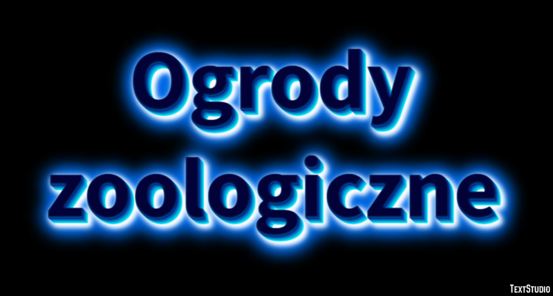Ogrody zoologiczne Efekt tekstowy