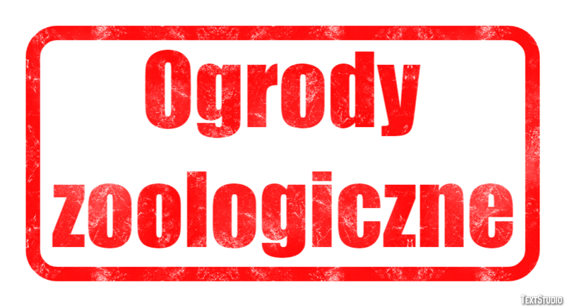 Ogrody zoologiczne Efekt tekstowy