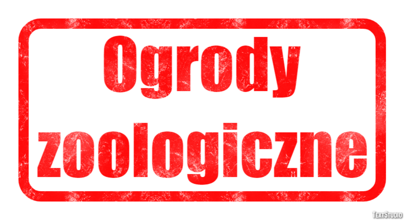 Ogrody zoologiczne Efekt tekstowy