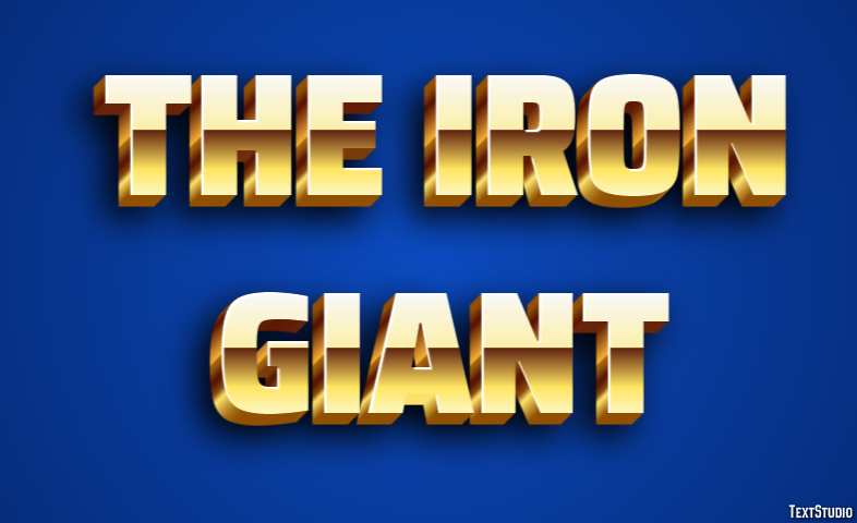 The Iron Giant Metin Efekti