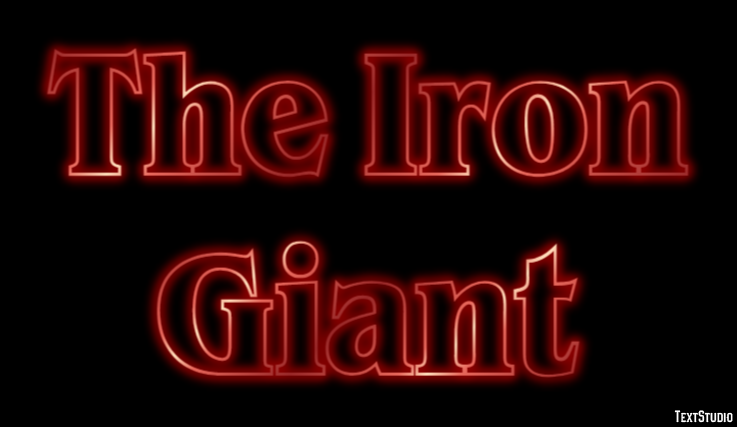 The Iron Giant Efecto de Texto