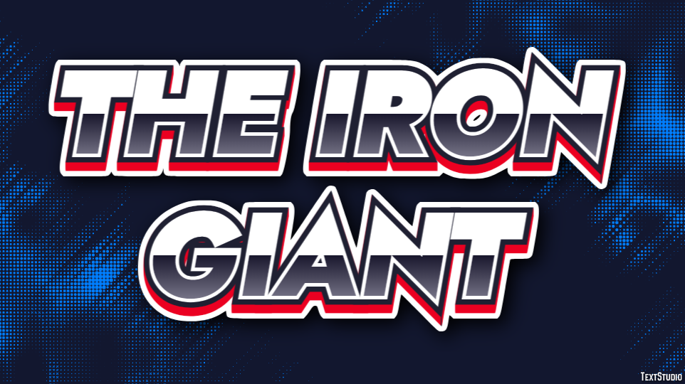 The Iron Giant Efecto de Texto