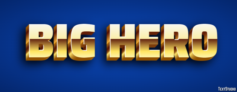Big Hero Tekst Effect