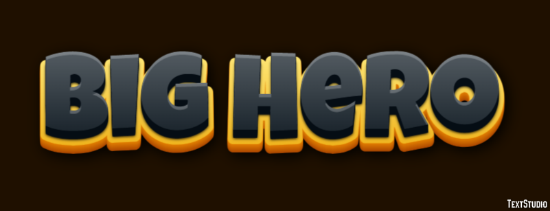 Big Hero Tekst Effect