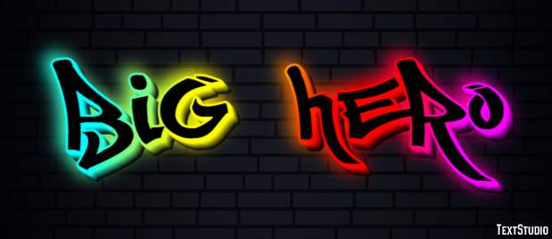 Big Hero Text effect