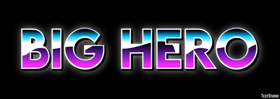 Big Hero Text effect