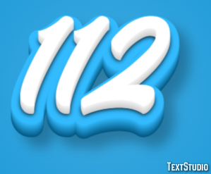 112 Text Effect