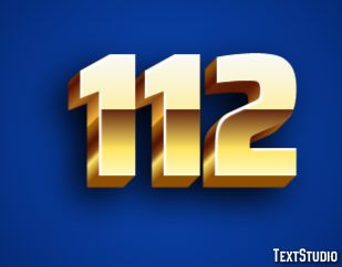 112 Text Effect