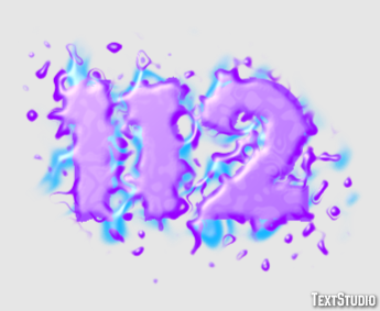 112 Text Effect