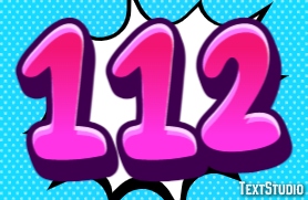 112 Text Effect