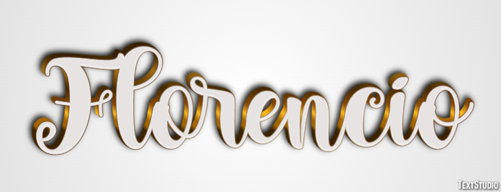 Florencio Efecto de texto