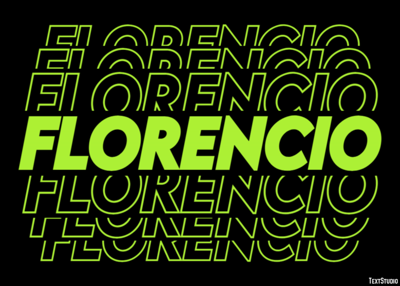 Florencio Efecto de Texto