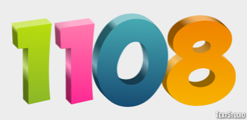 1108 Effetto testo