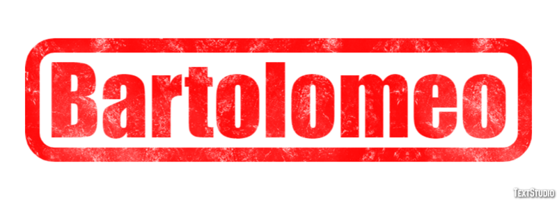 Bartolomeo Effetto testo
