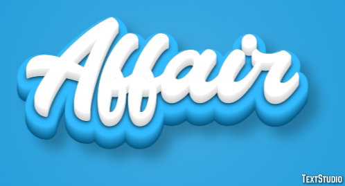 Affair Text Effect