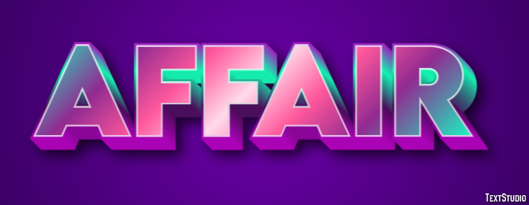 Affair Text Effect