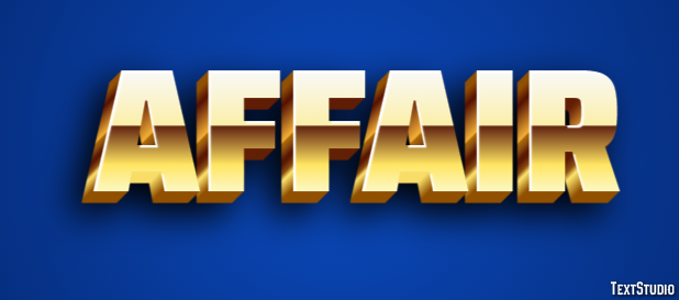 Affair Tekst Effect
