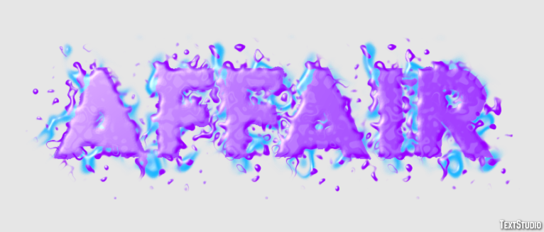 Affair Text Effect