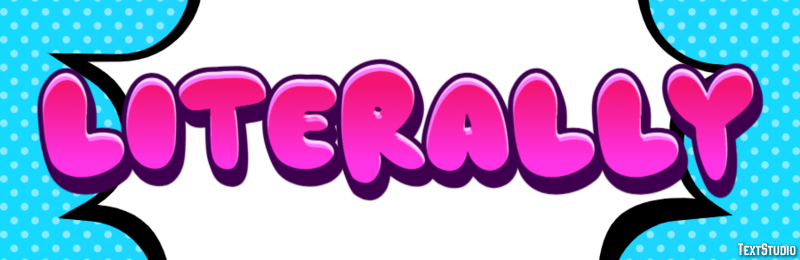 Literally Text Effect
