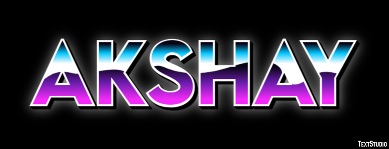 Akshay Text Effect
