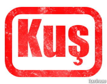 Kuş Text Effect