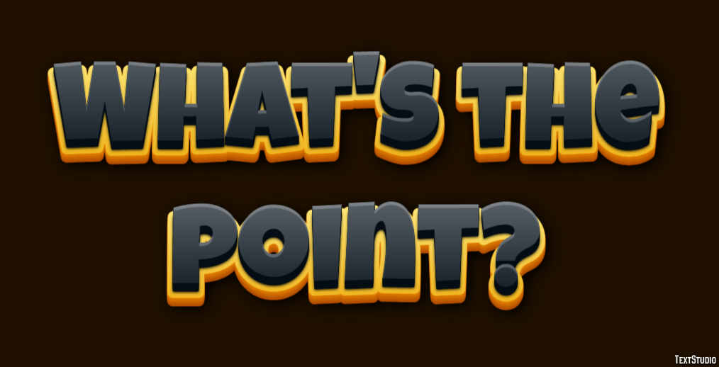 What's the point? Text Effect