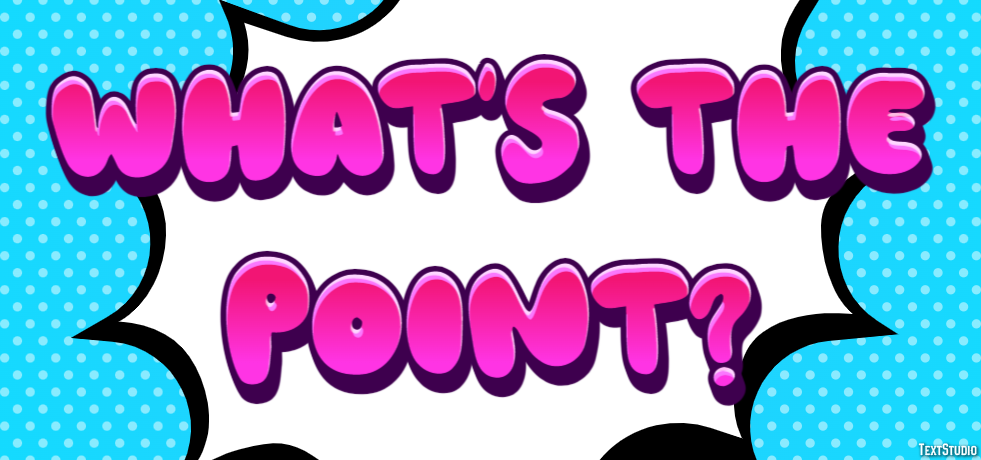 What's the point? Text Effect