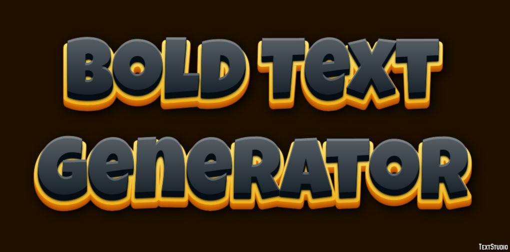 Bold Text Generator Эффект текста