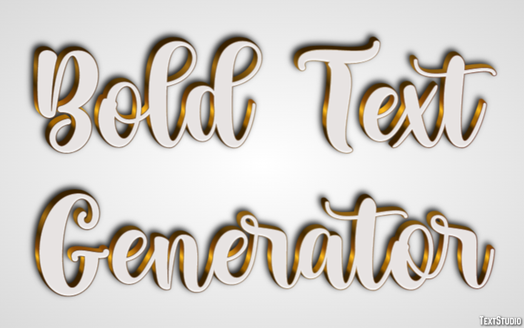 Bold Text Generator Эффект текста