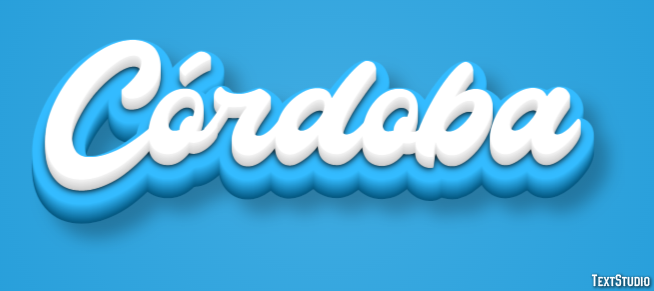 Córdoba Efekt tekstowy