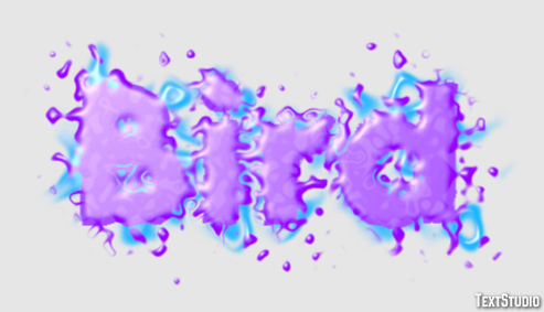 Bird Text effect