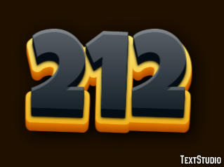 212 Text Effect
