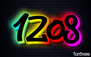 1208 Text effect