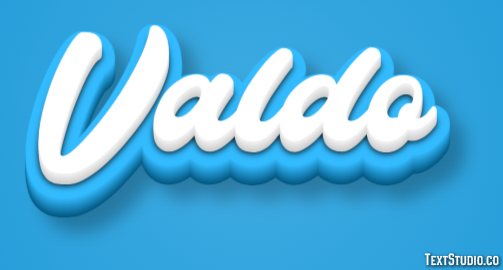Valdo Эффект текста