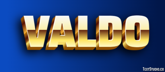 Valdo Effetto testo